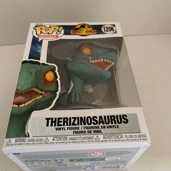 Funko POP! Movies Jurassic World Vinyl Figure THERIZINOSAURUS #1206 Rare Color - Picture 3 of 10